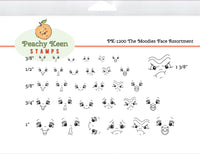 PK-1200 The Moodies Face Stamp Assortment - CLEARANCE