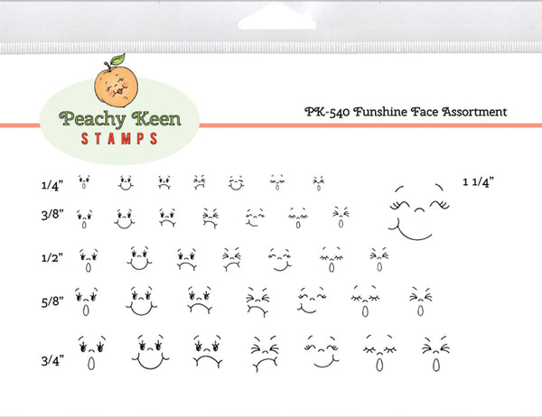 PK-540 Funshine Face Stamp Assortment