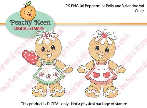 PK-PNG-06 Peppermint Patty and Valentine Valerie- Color