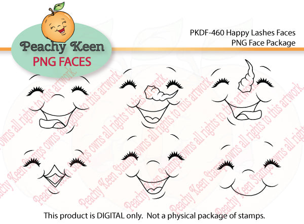 PKDF-460 Happy Lashes DIGITAL FACES