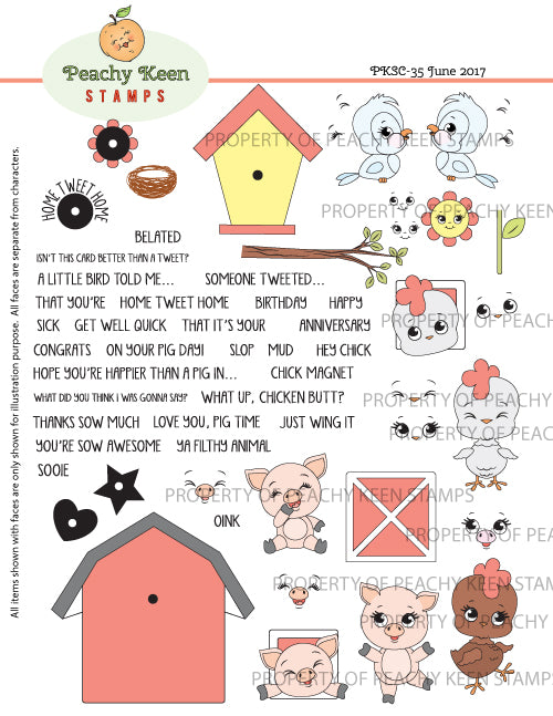 PKSC-40 November 2017 Stamp Club of the Month Stamp Set (retired) – Peachy  Keen Stamps