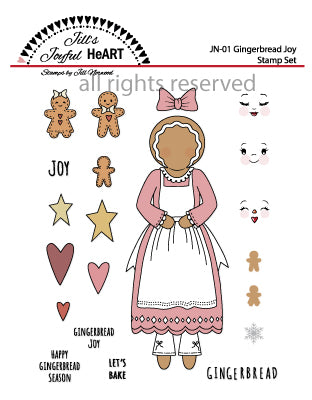 JN-01 Gingerbread Joy Stamp Set