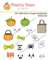 PK-1259 Trick or Treater Accessories Stamp Set