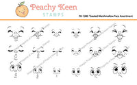 PK-1280 Toasted Marshmallow Face Stamp Assortment