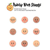 PK-160 Simple Simon Face Stamp Set 3/4"