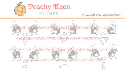 PK-1622 Starlit 2" Face Stamp Set