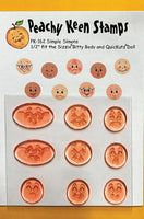 PK-162 Simple Simon Face Stamp Set 1/2”