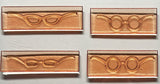 PK-168 GLASSES fit 1-1/8" Face Stamps