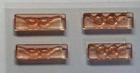 PK-172 GLASSES fit 1/2" Face Stamps