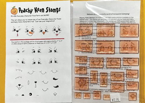 PK-496 Everyday Character Face Parts and More
