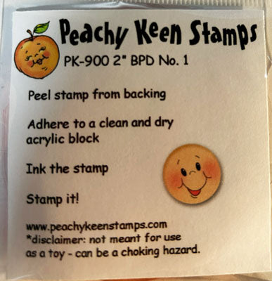 PK-900 Basic Paper Doll Face Stamp 2" No.1