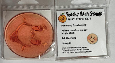PK-901 Basic Paper Doll Face Stamp 2" No.2