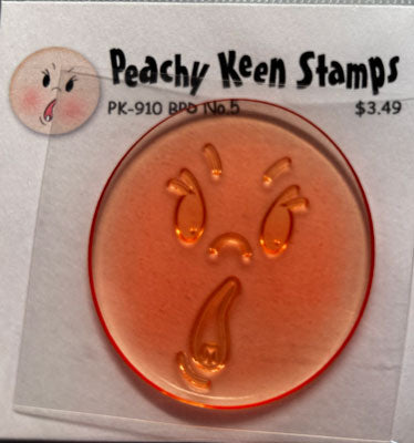 PK-910 Basic Paper Doll Face Stamp 1.5" No.5