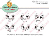 PKDF-1880 Ornament DIGITAL FACES