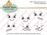 PKDF-1890 Candy Cane DIGITAL FACES