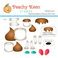 PKSD-017 Marshmallow Kisses Die Set