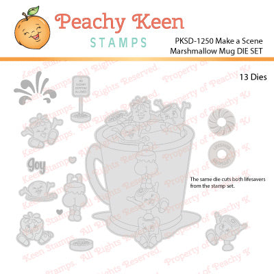 PKSD-1250 Make a Scene M-Mug - OUTLINE DIE SET