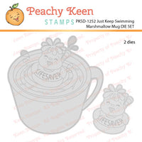 PKSD-1252 Just Keep Swimming M-Mug - OUTLINE DIE SET