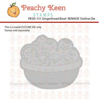 PKSD-151 Gingerbread Bowl (REMADE) Outline DIE