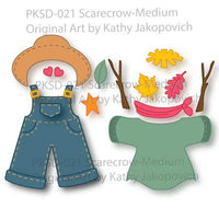 PKSD-021 Medium Scarecrow Die and Stamp Set
