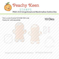 PKSD-2533 Faceless Gingerbread and Marshmallows DIE SET