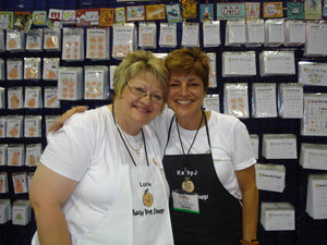Peachy Keen Stamps at CHA 2010 Chicago.  Thank God for Lorie and Al Souther... they are the best friends a person could have!!
