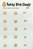 PK-526 Too Much Fun Face Stamp Set 5/8"
