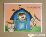PK-2006 Love Moo Cows Stamp Set