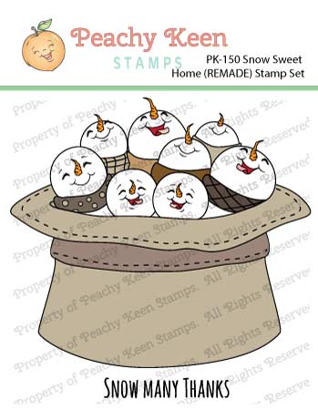 PK-150 Snow Sweet Home (REMADE) Stamp Set