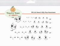 PK-182 Sweet and Silly Face Stamp Assortment