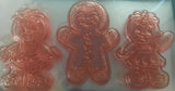 PK-2530 Peppermint Polly, Sprinkled Sandy and Valentine Val Gingerbread Doll Stamp Set