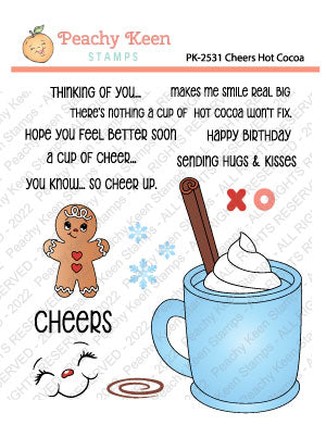 PK-2531 Cheers Hot Cocoa Stamp Set