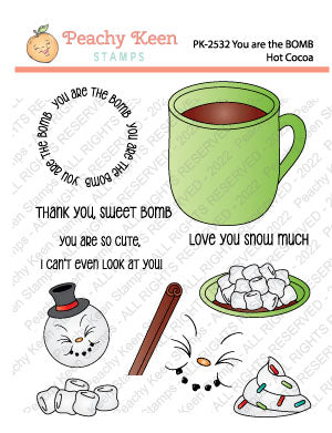 PK-2532 You are the BOMB Hot Cocoa Stamp Set