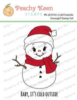 PK-2610 It’s Cold Outside Snowgirl Stamp Set