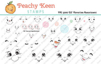 PK-3000 Jill's Favorites Face Stamp Assortment