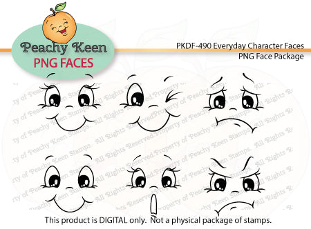 PKDF-490 Everyday Character DIGITAL FACES