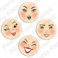 PK-660 Laughy Taffy Face Stamp Assortment