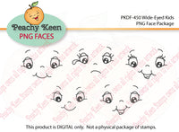 PKDF-450 Wide-eyed Kids DIGITAL FACES