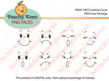 PKDF-540 Funshine Faces DIGITAL FACES