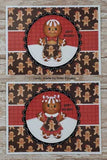 PKSD-009 Gingerbread Die and Face Stamp Set