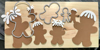 PKSD-011 Open Gingerbread Die Set and with Hair Frosting Die-BACKORDER UNTIL 10-18-23