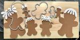 PKSD-011 Open Gingerbread Die Set and with Hair Frosting Die